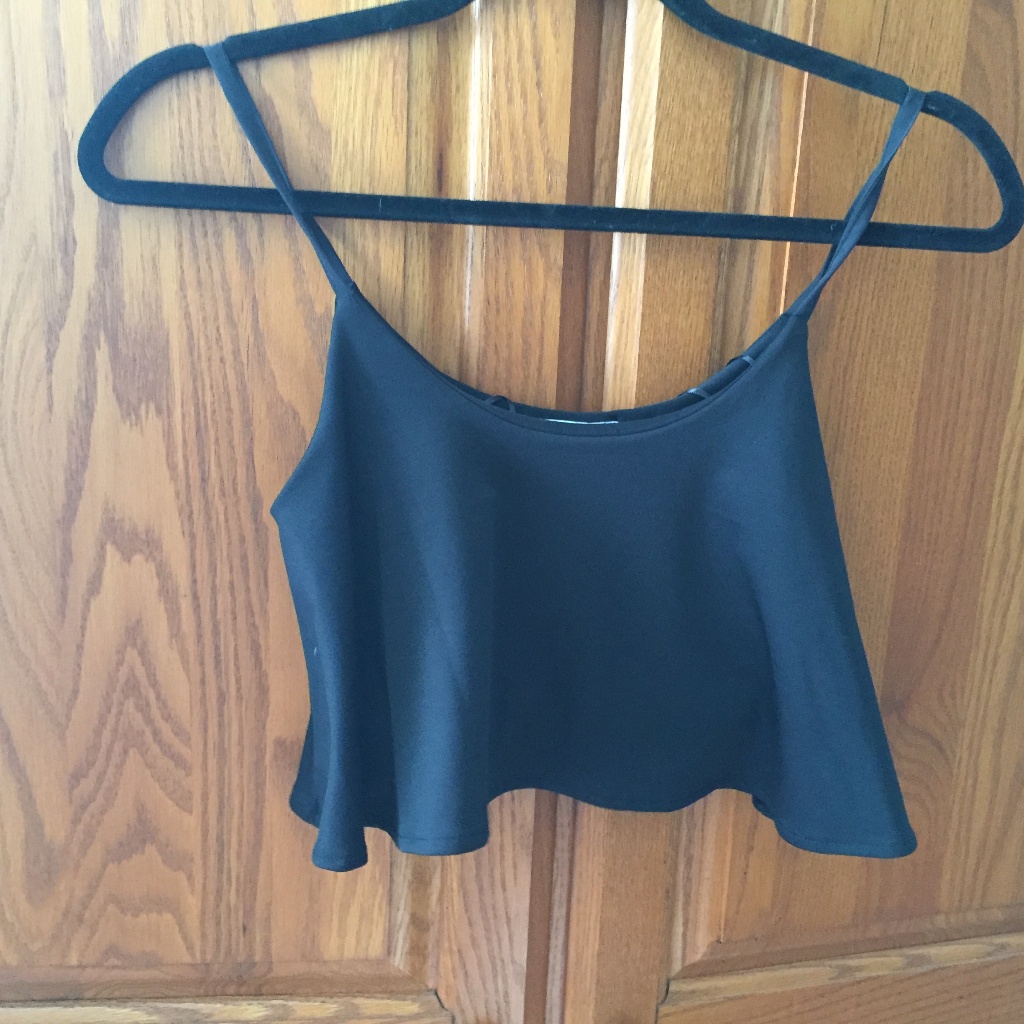 Zara Boho Festival Crop Top W/ Bra Liner
